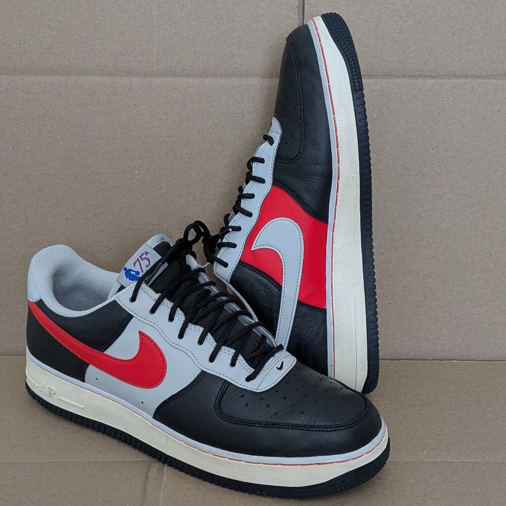 Nike NBA Air Force 1 '07 LV8 '75th Anniversary Trail Blazers' DC8874-001 Sz 11.5 - Picture 5 of 15